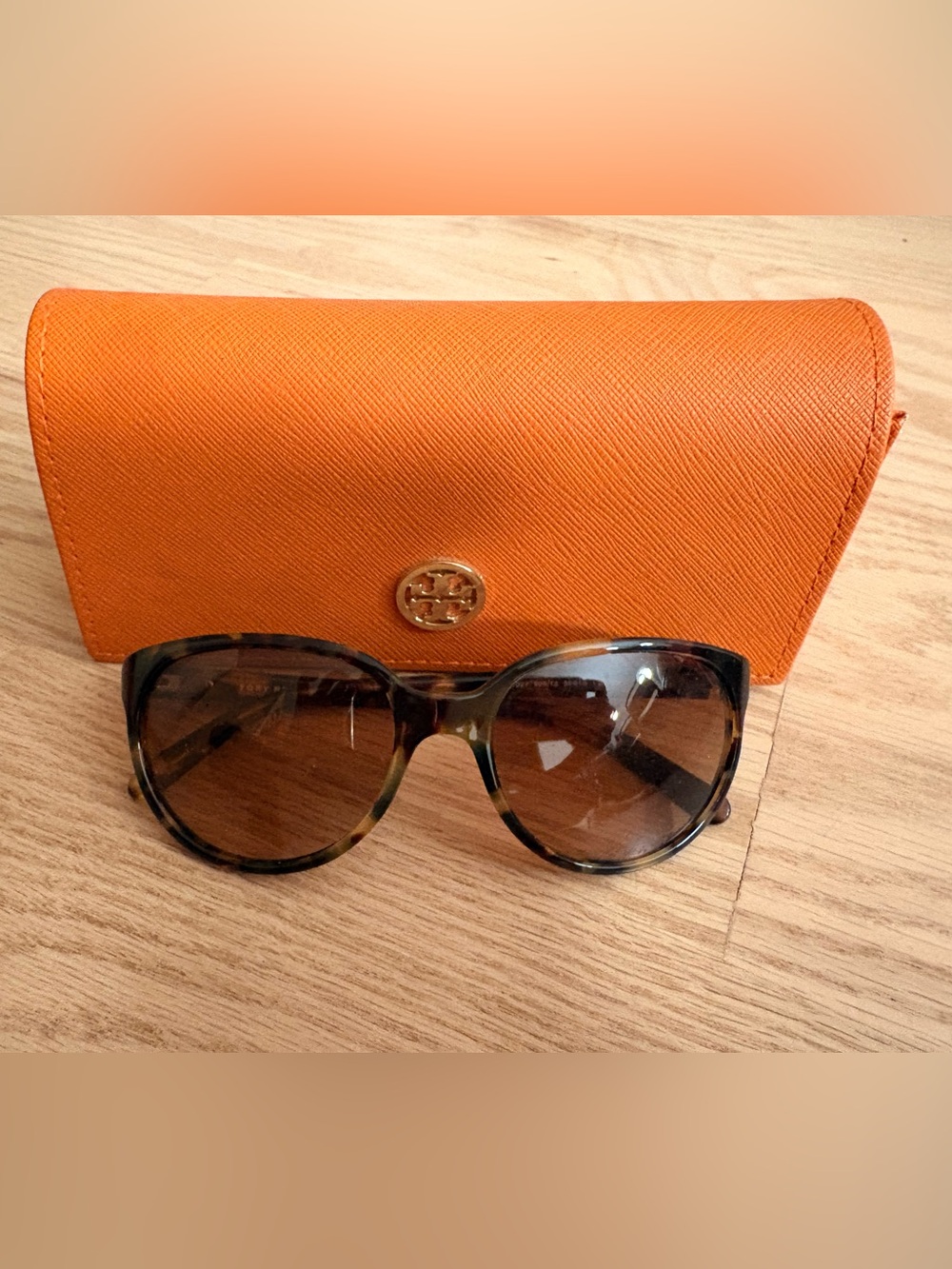 Tory Burch Tortoiseshell Brown Lens Sunglasses